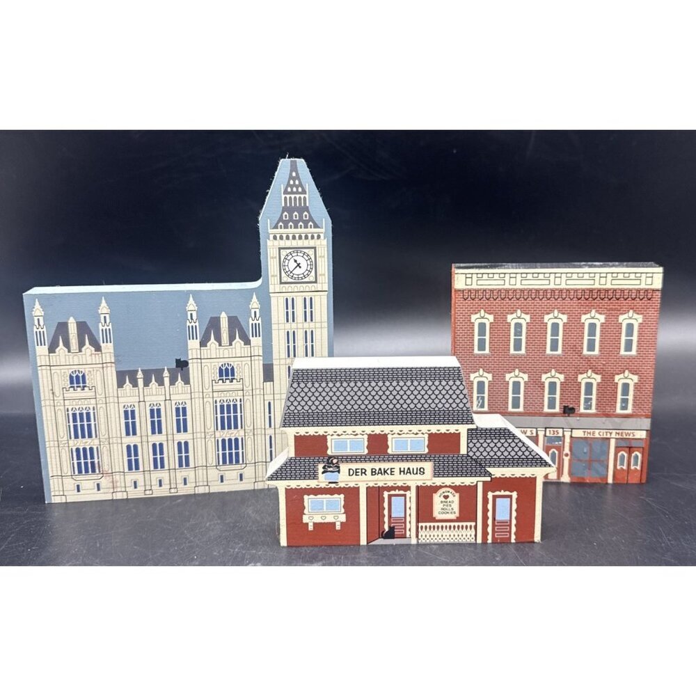 VTG The Cats‎ Meow Series City News, Amish Country, London Series Set Of 3